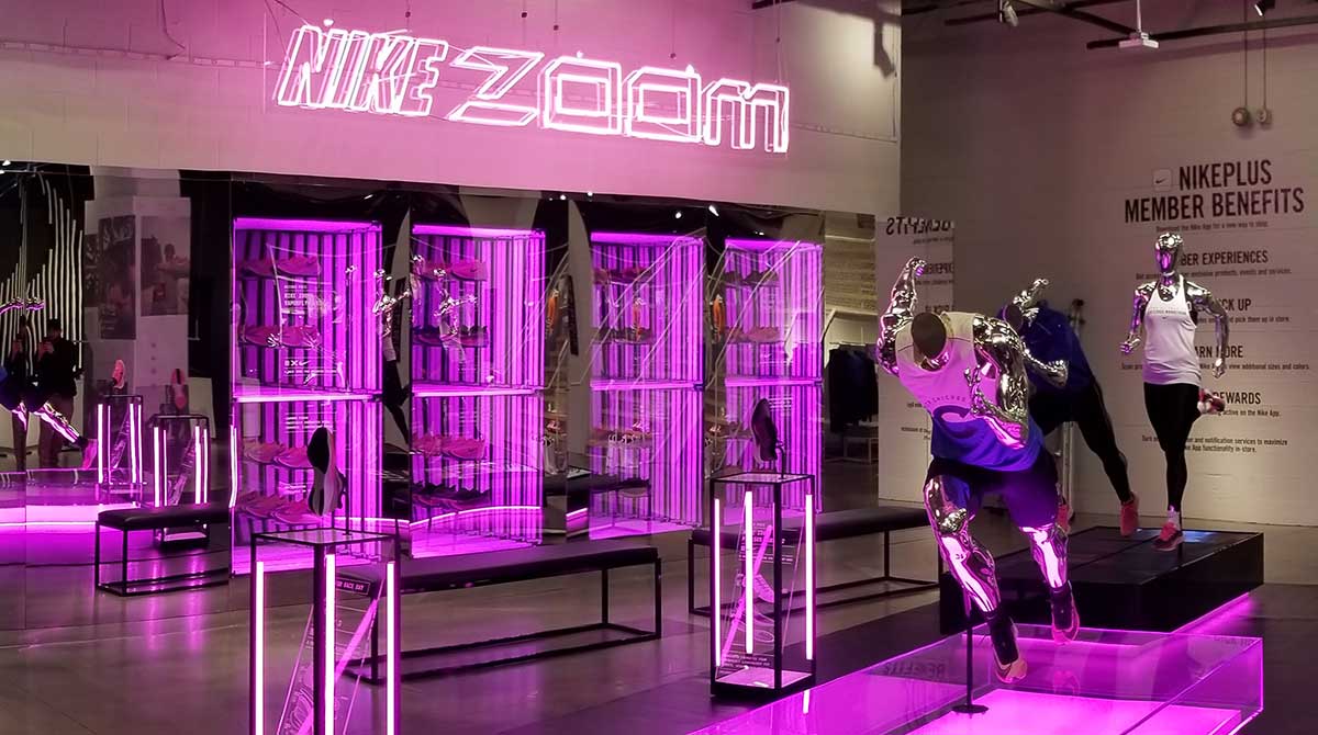 Nike hotsell retail design